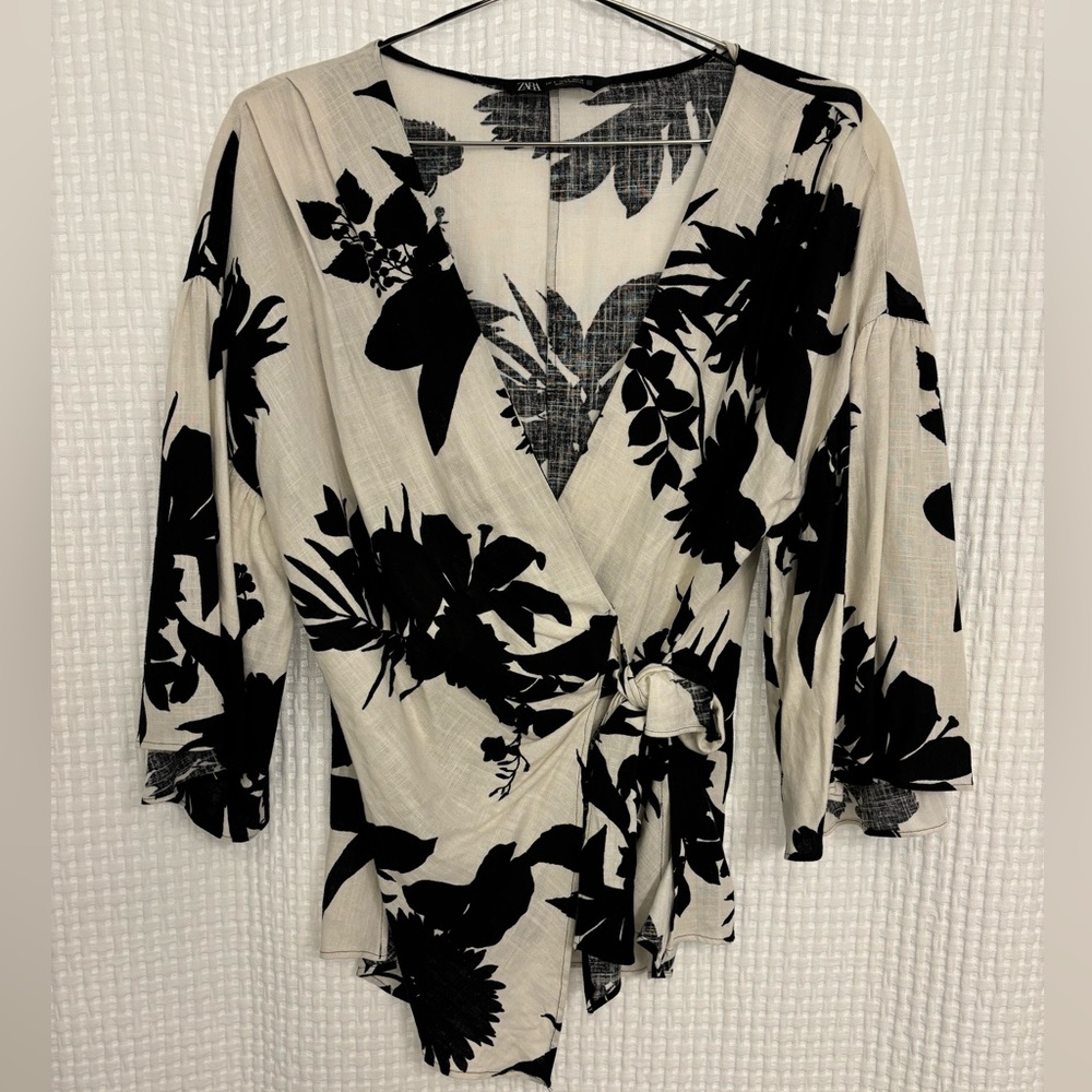 Zara Wrap Blouse